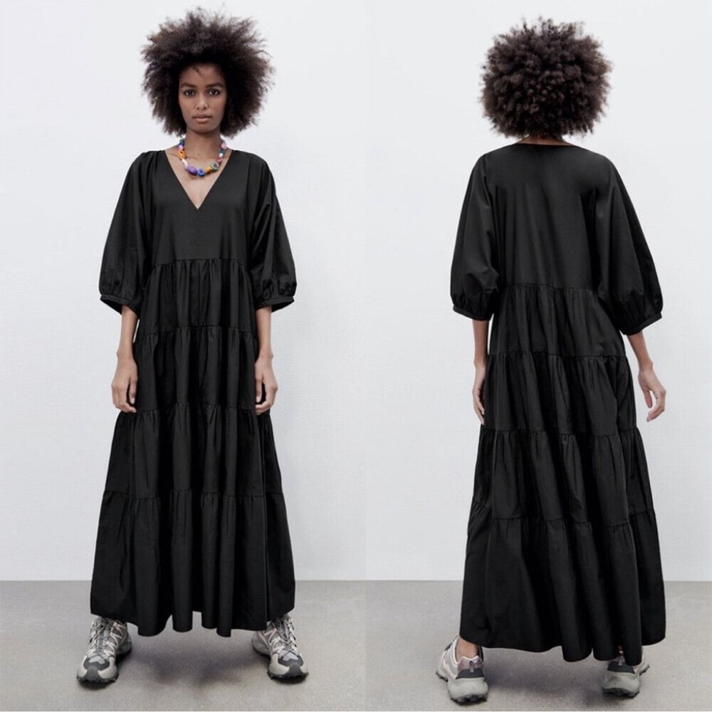 Elegant Black Maxi Dress
